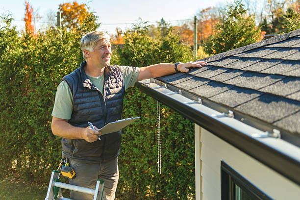 Professional Roofing technician working in Edgar, WI